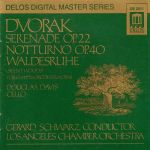 【線上試聽】德弗札克：Ｅ大調小夜曲、寂靜的森林、Ｂ大調夜曲 ( 進口版CD )<br>傑拉‧史瓦茲 指揮 洛杉磯室內管弦樂團<br>Dvorak : Serenade, Silent Woods, Notturno<br>Gerard Schwarz conductor Los Angeles Chamber Orchestra